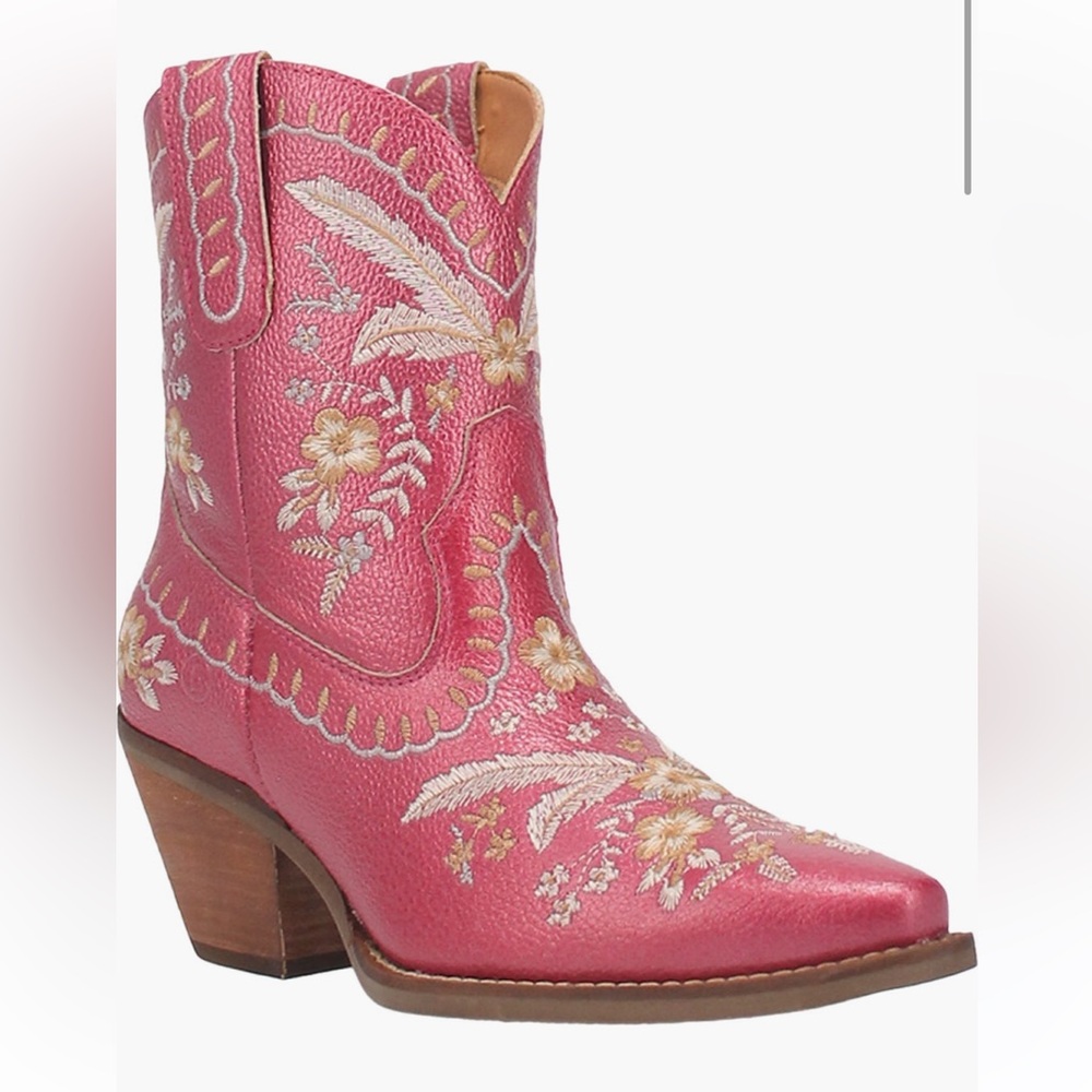 Dingo Pink Western Boot